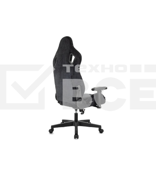 Кресло игровое Zombie Ghost Fabric черный Light-20 крестов. пластик
