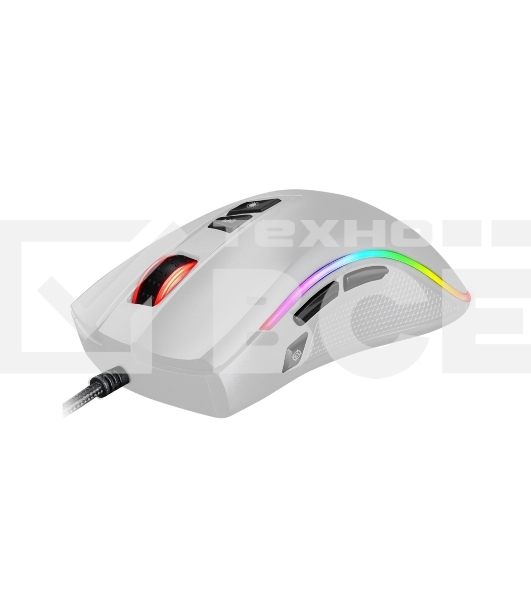 Мышь проводная Jet.A Panteon PS88 белый, 6200 dpi, USB, кнопки - 9