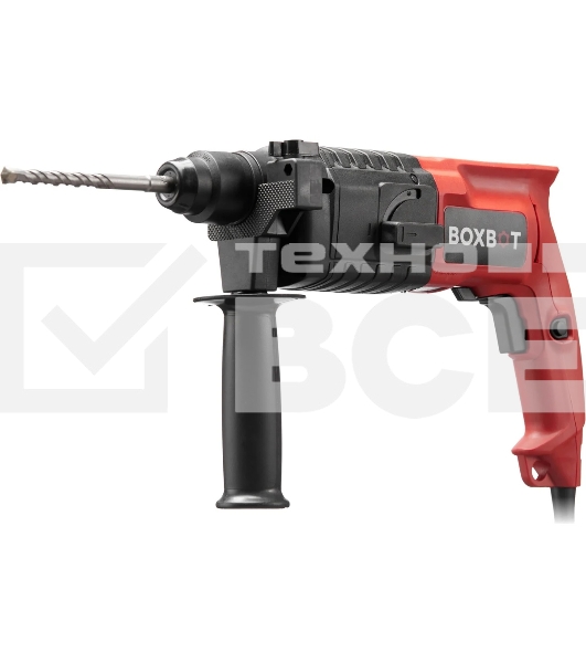 Перфоратор Boxbot RH-500, 500 Вт, 1.7 Дж, кейс, буры в комплекте