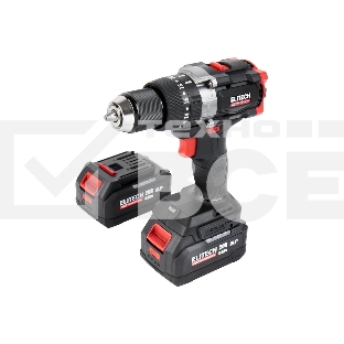 Дрель-шуруповерт Elitech CD 20BL2, 20 В, 4 Ач, 130 Нм, бесщеточный