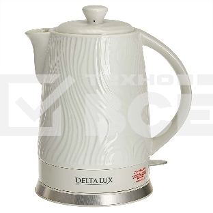 Чайник электрический DELTA LUX DE-1022 белый