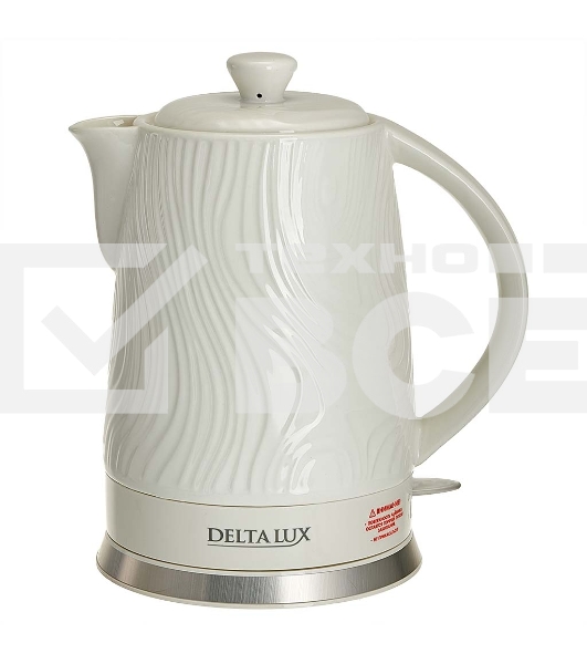 Чайник электрический DELTA LUX DE-1022 белый