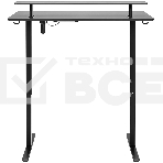 Игровой компьютерный стол Defender Alliance черн, 110x60, высота 72-117, полк 1, фото3