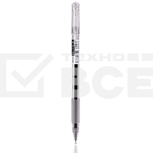 Ручка гелевая Deli S108 0.5мм, резиновая манжета, черные чернила (упаковка:1шт)