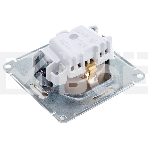 Механизм розетки 1-м СП AtlasDesign с заземл. защ. шторки 16А шампань SchE ATN000545, фото3