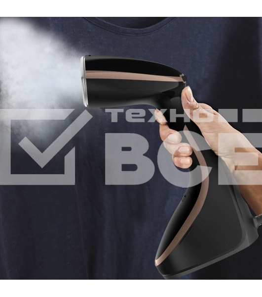 Отпариватель Tefal DT9100E0 черный/медный, 1600 Вт, 30 г/мин, 200 мл