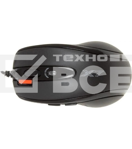 Мышь проводная A4Tech X-710BK черный, 2000 dpi, USB, кнопки - 7