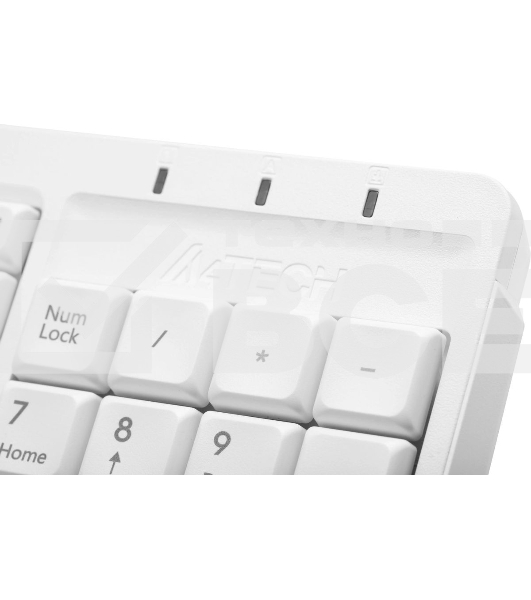 Клавиатура проводная A4Tech Fstyler FK15, USB, белый