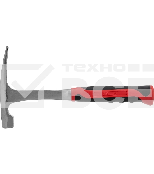 Молоток каменщика Matrix 10630, 600 г, цельнометаллический, двухкомпонентная рукоятка