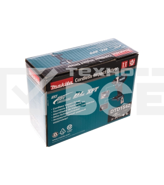 Гайковерт аккумуляторный Makita DTD154Z 18В. Li-ion. 0-3600об\м. 6-ти гр1\4''