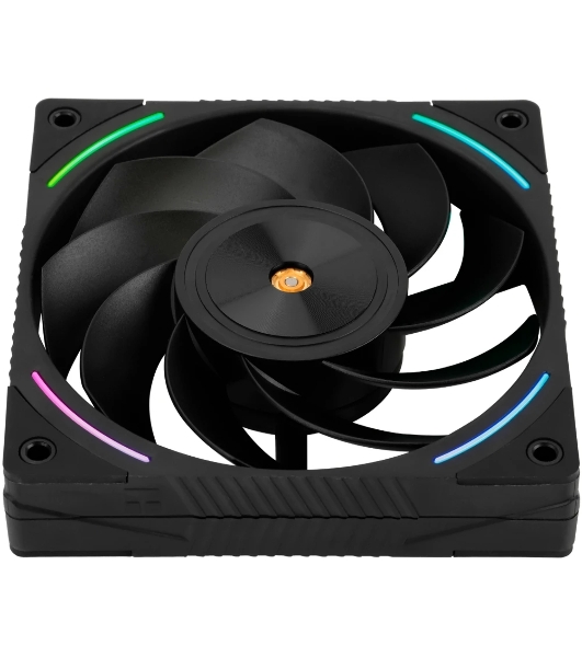 Кулер для корпуса Thermalright TL-K12R Reverse (120x120x25mm, 4-pin PWM, ARGB, 69CFM, 27dBA, 2150RPM, черный)