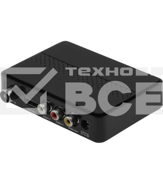 Приставка для цифрового ТВ Cadena CDT-2291SB черный, DVB-T2, DVB-T, HDMI, USB 2.0