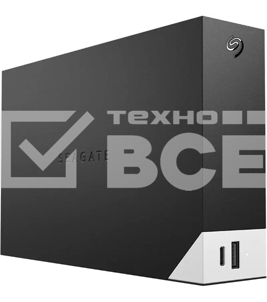 Внешний HDD 3.5' Seagate One Touch STLC12000402, 12TB, USB 3.2 Gen 1 Type-A, 5400 rpm, черный