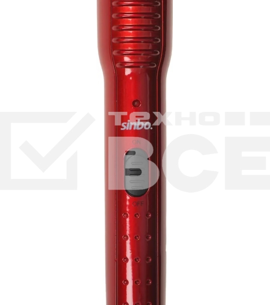 Щипцы для завивки волос Sinbo SHD 7077 красный/золотистый, 10 мм, 200 °C, 1 режим