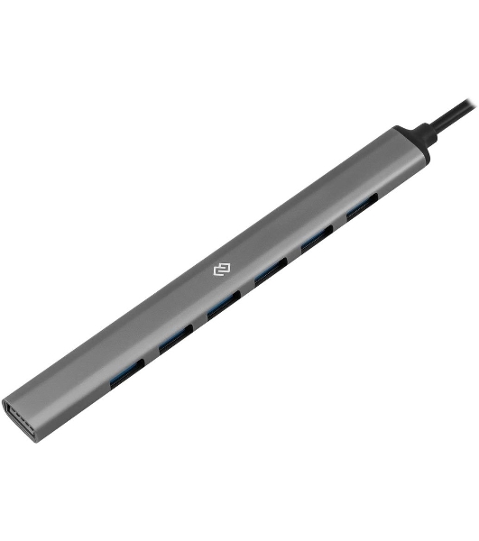 USB-концентратор Digma DHUB-7USB-AC-2.0, USB-C + USB-A, USB 2.0 7 портов, USB
