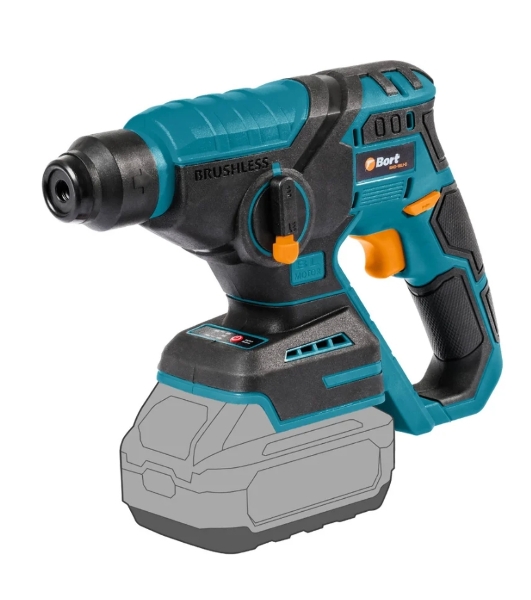 Перфоратор Bort BHD-18Li-XDK, SDS-plus, 18 В, 1.7 Дж, от аккумулятора