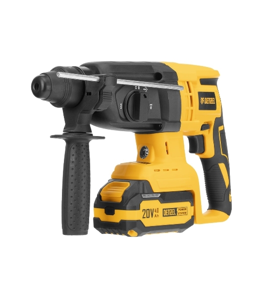 Перфоратор Denzel RHH-BL-20-28, SDS-plus, 20 В, 3 Дж, от аккумулятора
