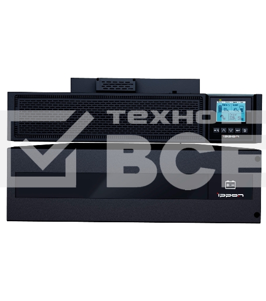Источник бесперебойного питания Ippon Innova RT II 10000 10000Вт 10000ВА черный