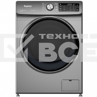 Стиральная машина Бирюса WM-SM814/03 M Металлик, загрузка фронтальная 8 кг, 1200 об/мин, класс А+++