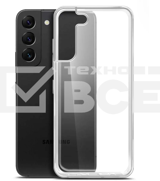 Чехол (клип-кейс) BoraSCO для Samsung Galaxy S22+ прозрачный