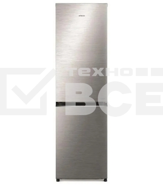 Холодильник Hitachi R-B410PUC6 BSL серебристый бриллиант двухкамерный 215/105л морозилка сверху, No Frost