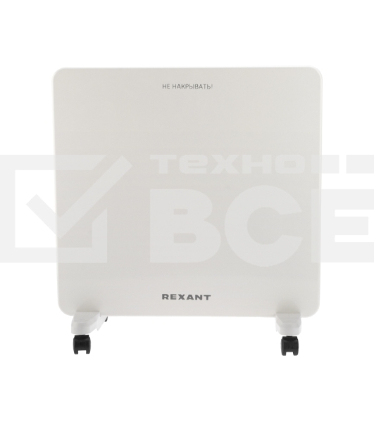 Конвектор Rexant 60-0093 белый, 1000 Вт, 15 м2, термостат