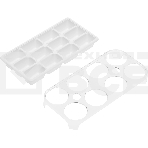 Холодильник Hyundai HBR 0812 белый однокамерный 98/17л морозилка сверху, ручное, фото2