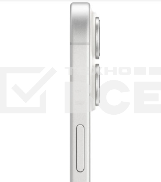 Смартфон Apple iPhone 16, 8/256Gb, белый