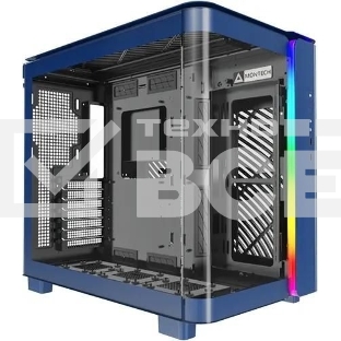 Компьютерный корпус Montech King 95 голубой без БП ATX 2xUSB3.0 1xUSB3.1 audio bott PSU