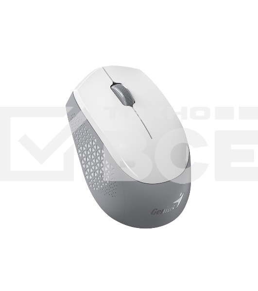 Мышь беспроводная Genius NX-8000S BT белый, 1200 dpi, радиоканал, Bluetooth, USB, кнопки - 3