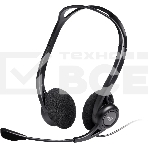 Наушники с микрофоном Logitech 960 черный 2.4м накладные оголовье (981-000100), фото 1
