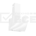 Вытяжка каминная Elikor Wave WH 50 белый, управление сенсорное (1 мотор), фото 1
