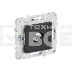 Розетка TV оконечная IEK SKANDY SK-A12G (SK-A10-O-K53) графит, фото 1