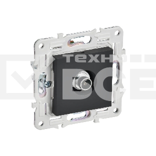 Розетка TV оконечная IEK SKANDY SK-A12G (SK-A10-O-K53) графит