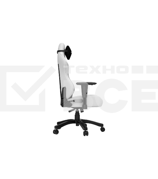 Кресло игровое Anda Seat Phantom 3, цвет белый, размер L (90кг), материал ПВХ (модель AD18)