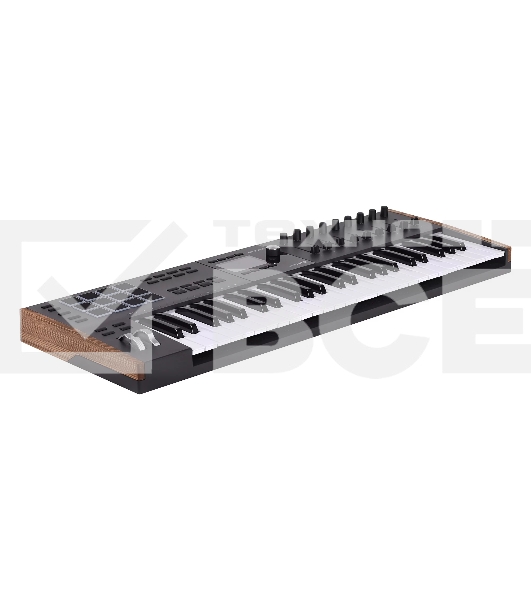 Клавиатура MIDI [231622] Arturia [KeyLAB 49 MK3 Black] 49 клавиш, полувзвешенная механика, дисплей, 12 пэдов, 9 фейдеров, 9 поворотных регуляторов, 3 входа для подключения педалей, MIDI in/out, USB-C