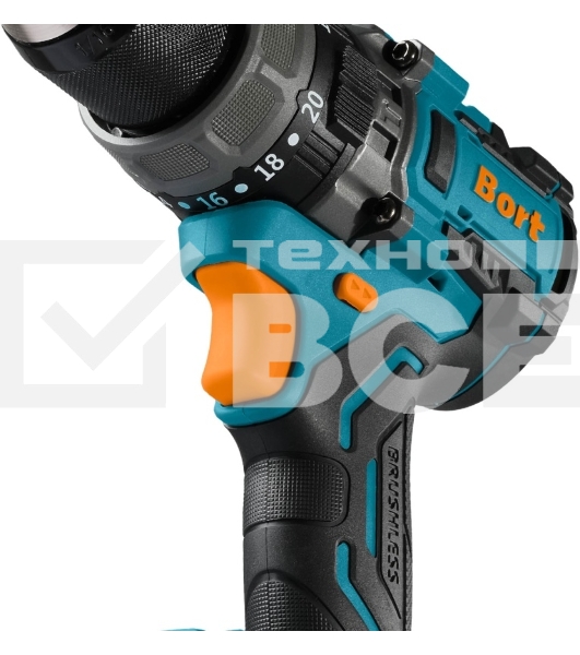 Дрель-шуруповерт Bort BAB-21Ix2Li-XDK, Аккумуляторная, 18В, 2 АКБ, Ударная