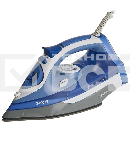 Утюг Delta LUX DL-712 белый с синим
