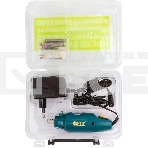 Мини-дрель FIT 80530 12 Вт; 12000 об/мин; 3,2 мм; адаптер; набор насадок; пластик. кейс, фото3