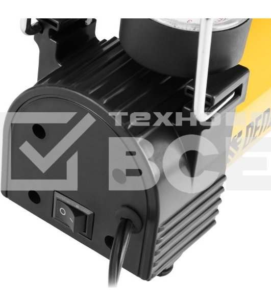 Компрессор автомобильный Denzel DС-20, 12 В, 10 атм., 35 л/мин 58054