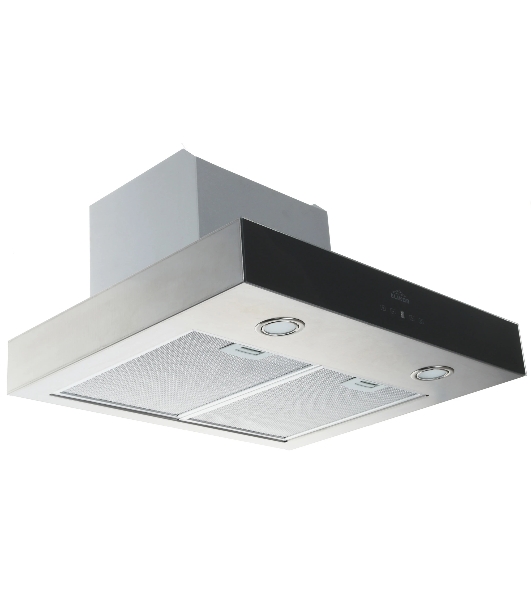 Вытяжка каминная Elikor Агат 60Н-1000-Е4Д серебристый/черный, 59 см, 1000 куб. м/ч, 59 дБ
