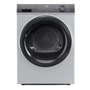 Сушильная машина Haier HD90-A2929AS серебристый, 9 кг, сушка - конденсационная, программ - 15, 59.5 x 84.5 x 60 см