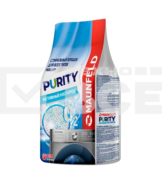 Стиральный порошокMaunfeld Purity Активный кислород Automat 9000г MWP9000SO