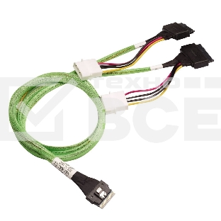 Кабель ACD-60005-ZC Slimline SASx8 (SFF8654) -to- 2x U.2 Direct, 1M, (аналог Broadcom 05-60005-00) {80}