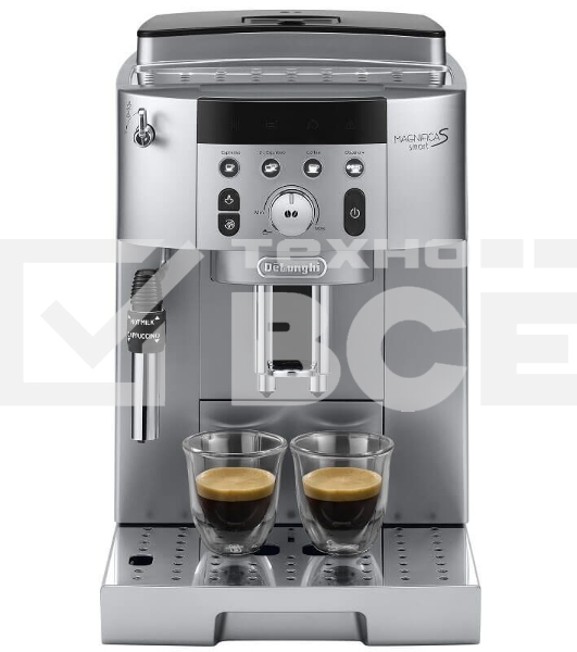 Кофемашина DeLonghi ECAM 250.31SB серебристый/черный, исп. кофе - молотый/зерновой, 1.8 л, 1450 Вт, 15 Бар