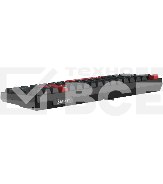 Клавиатура A4Tech Bloody AT87 проводная USB черный/красный