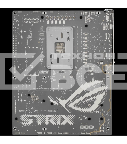 Материнская плата ASUS ROG STRIX B850-A GAMING WIFI, AM5, AMD B850, 4xDDR5, 2xSATA, 4xM.2, 1xPCIe 5.0 x16, 1xPCIe 4.0 x16, 1xPCIe x4, 1xDP, 1xHDMI, 1x2.5Gb LAN, 1xUSB-C 20Gbps, 1xUSB-C 10Gbps, 2xUSB-A 10Gbps, 4xUSB 5Gbps, 2xUSB-A 2.0, 3x3.5 мм, 7.1, ATX