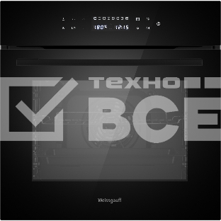 Духовой шкаф электрический встраиваемый Weissgauff EOV 695 PDB черный