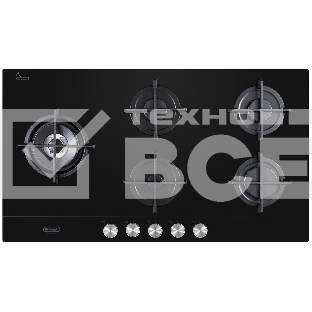 Газовая варочная панель DeLonghi NSL 590D NCM RUS независимая, чёрный