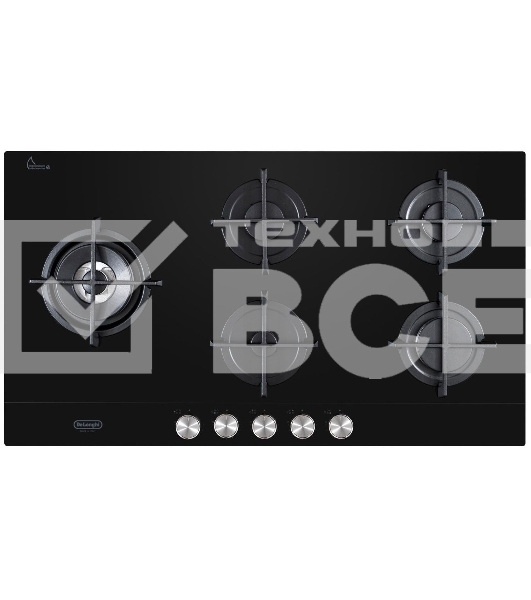 Газовая варочная панель DeLonghi NSL 590D NCM RUS независимая, чёрный